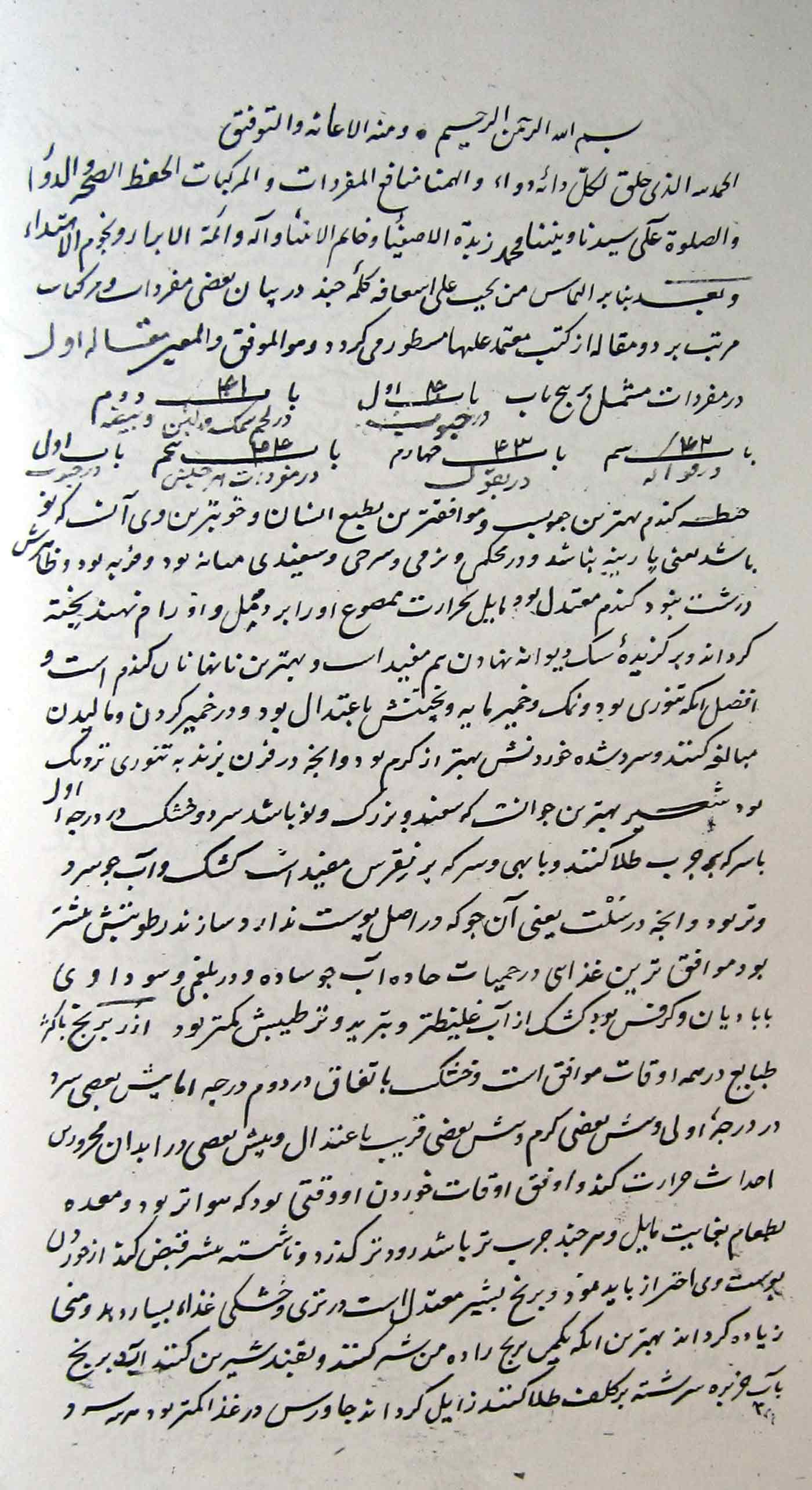 مفردات و مرکبات؛ ادویۀ مفرده و مرکبه