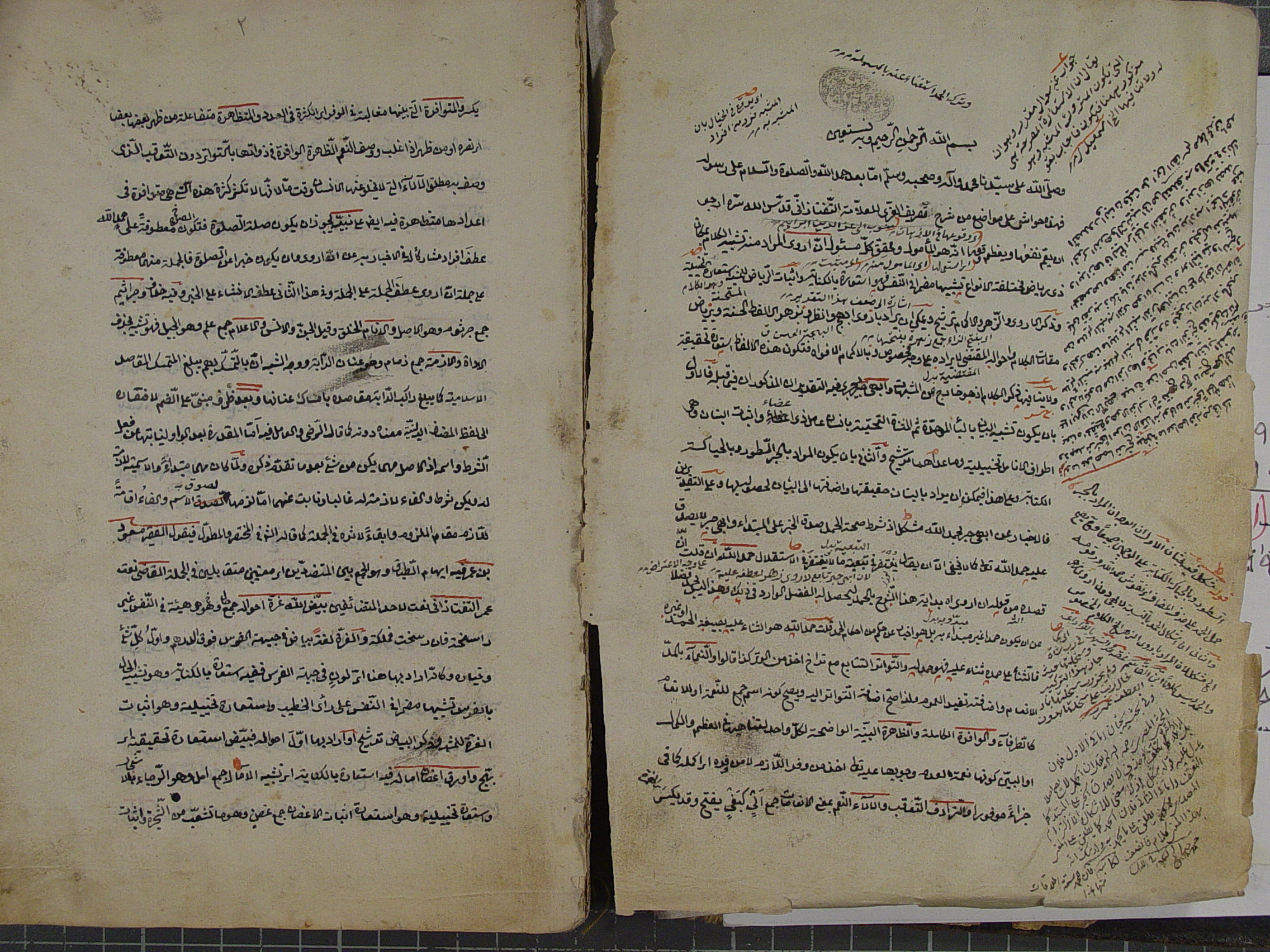 مجموعه 4 بند: 1. الحاشیة علی شرح العزی. 2. پراکنده‌هایی در کلام، حاشیۀ کلامی  3. الحاشیة علی شرح الایساغوجی. 4. الحاشیة علی شرح الایساغوجی. 